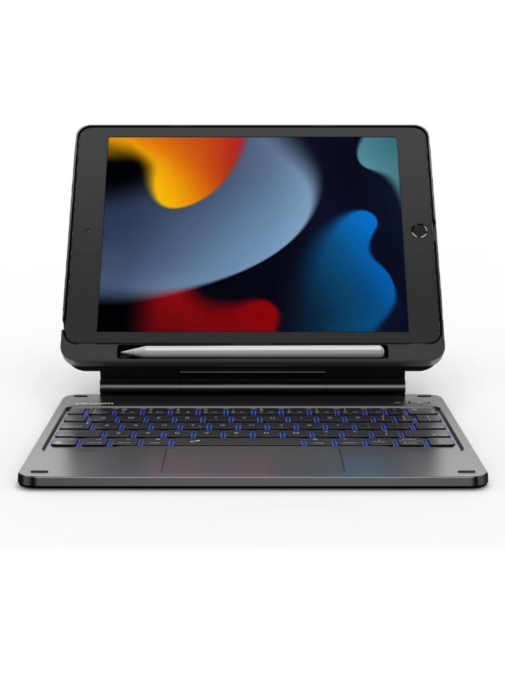 10.2" iPad Case with Keyboard - Slim Floating Design for 9th/8th/7th Gen Tablets